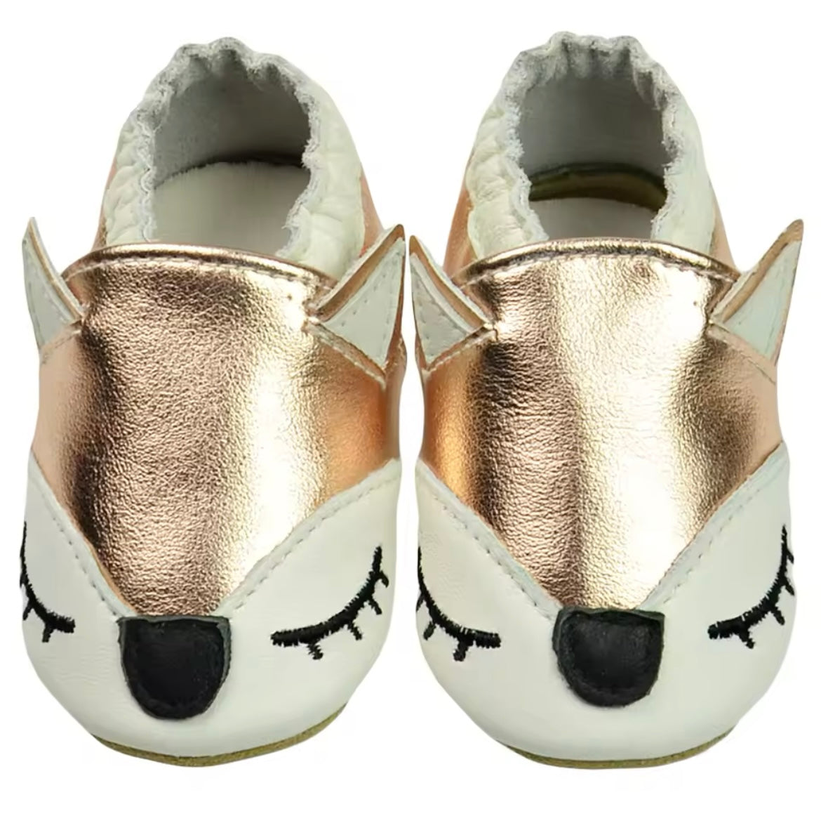 Babyschoentjes van leer