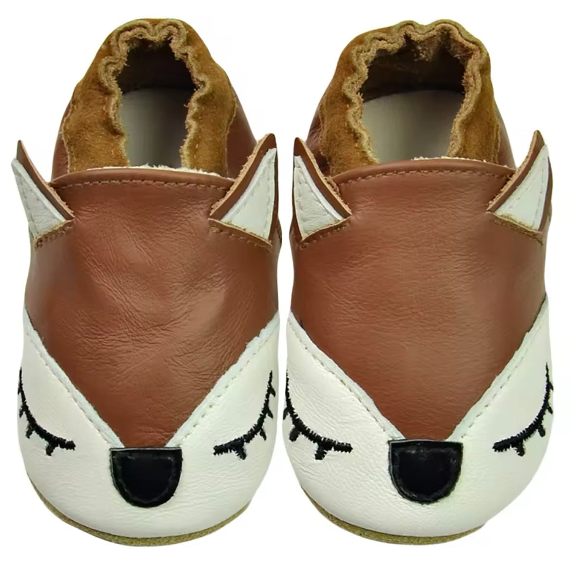 Babyschoentjes van leer